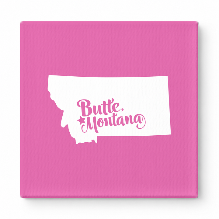 Home Sweet Butte — Montana State Silhouette