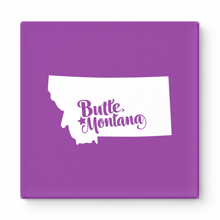 Home Sweet Butte — Montana State Silhouette