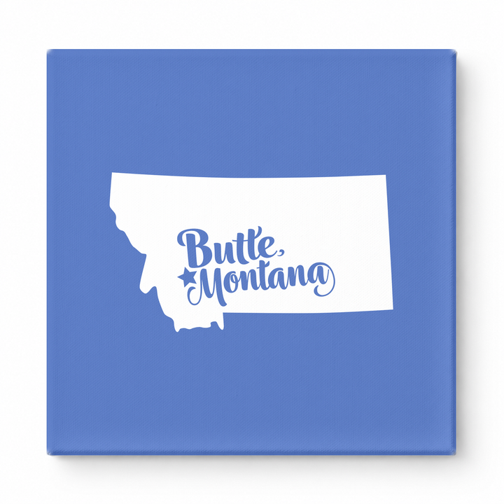 Home Sweet Butte — Montana State Silhouette