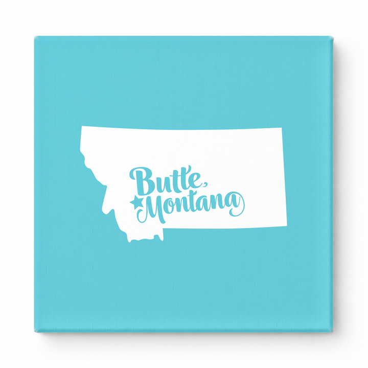 Home Sweet Butte — Montana State Silhouette