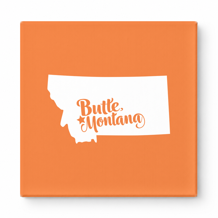 Home Sweet Butte — Montana State Silhouette