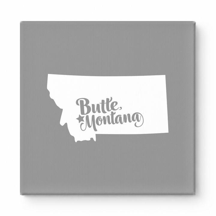 Home Sweet Butte — Montana State Silhouette