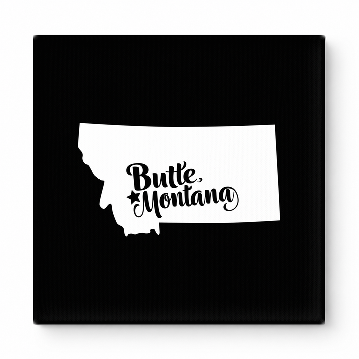 Home Sweet Butte — Montana State Silhouette