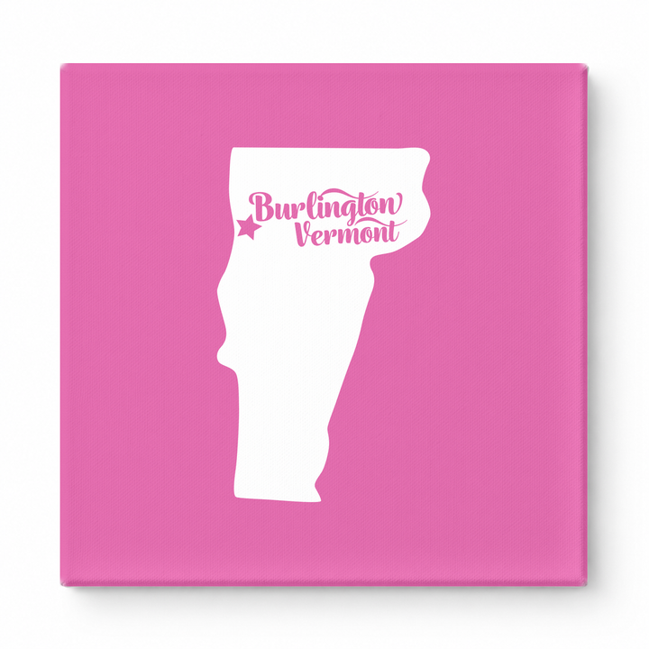 Home Sweet Burlington — Vermont State Silhouette