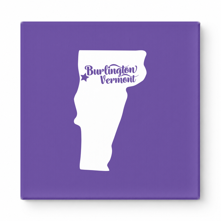 Home Sweet Burlington — Vermont State Silhouette