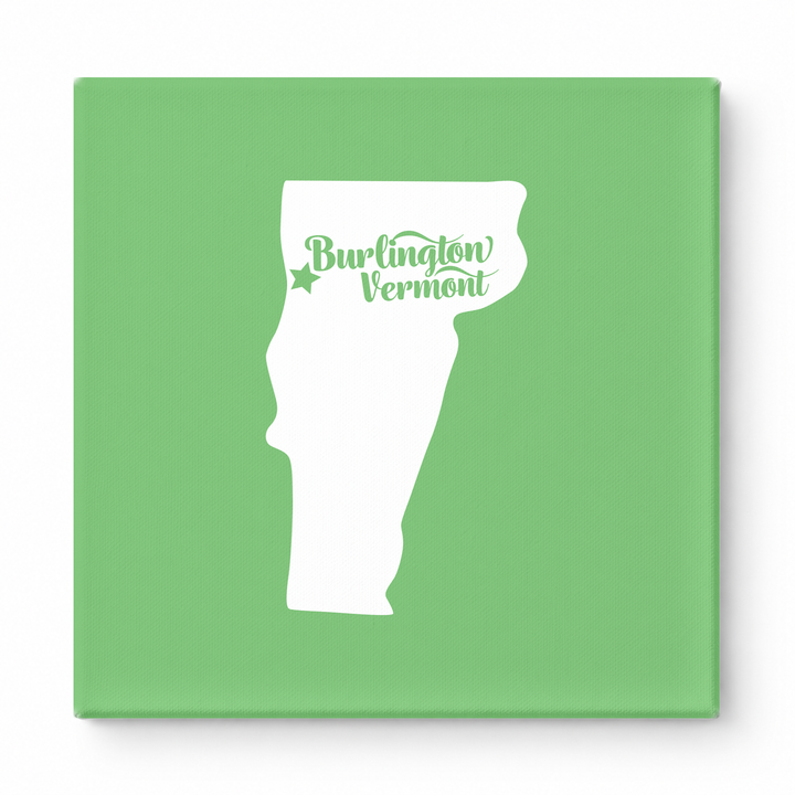 Home Sweet Burlington — Vermont State Silhouette