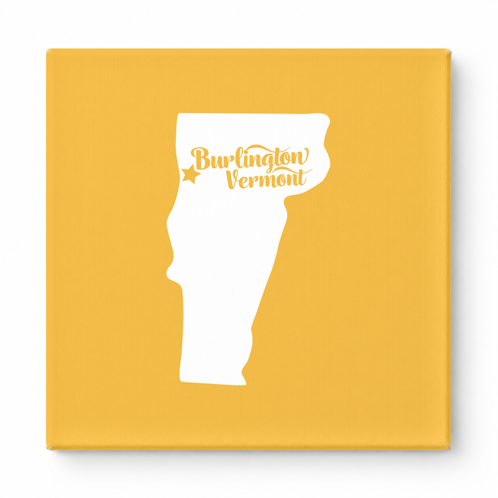 Home Sweet Burlington — Vermont State Silhouette
