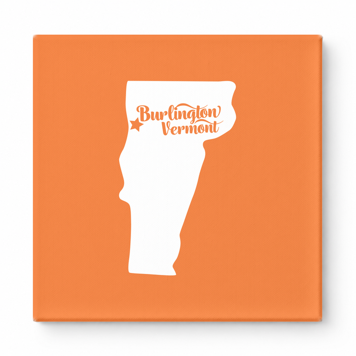 Home Sweet Burlington — Vermont State Silhouette