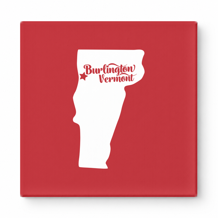 Home Sweet Burlington — Vermont State Silhouette
