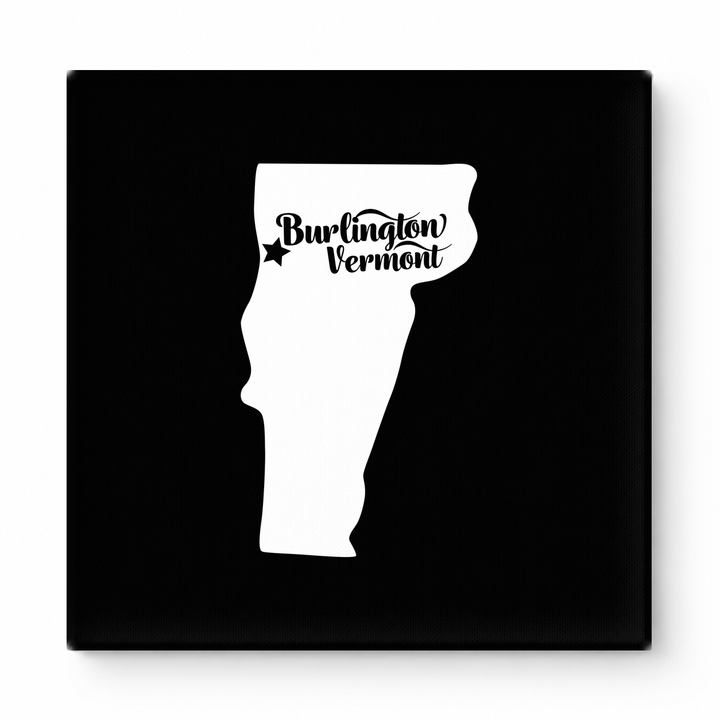 Home Sweet Burlington — Vermont State Silhouette