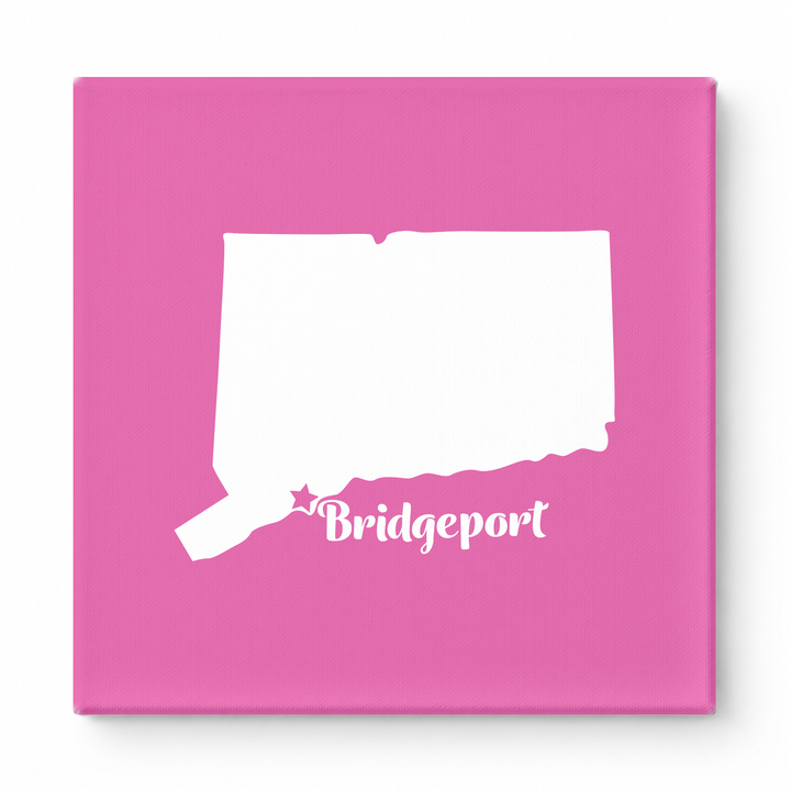 Home Sweet Bridgeport — Connecticut State Silhouette