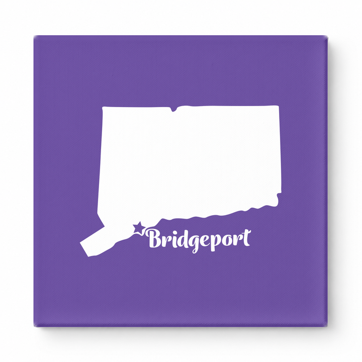 Home Sweet Bridgeport — Connecticut State Silhouette