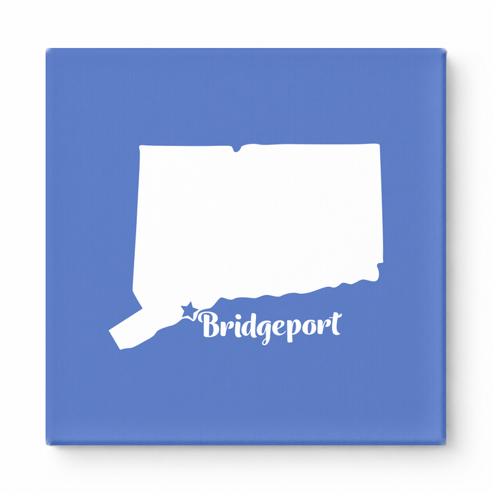 Home Sweet Bridgeport — Connecticut State Silhouette