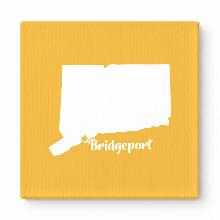 Home Sweet Bridgeport — Connecticut State Silhouette