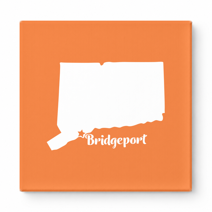 Home Sweet Bridgeport — Connecticut State Silhouette