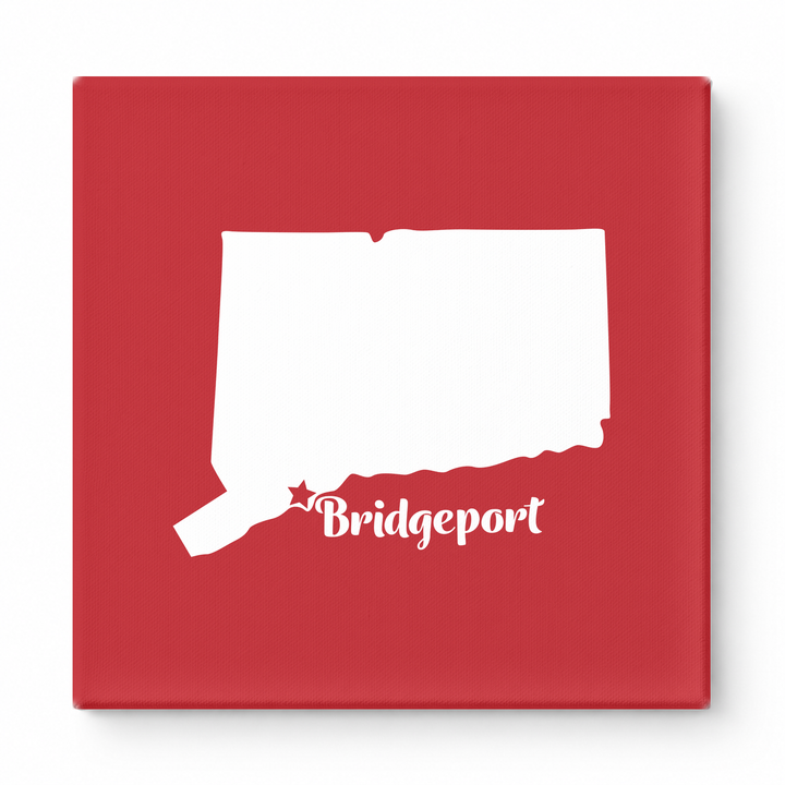 Home Sweet Bridgeport — Connecticut State Silhouette
