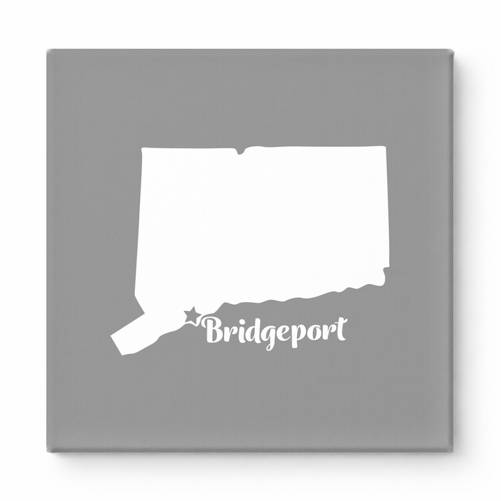 Home Sweet Bridgeport — Connecticut State Silhouette