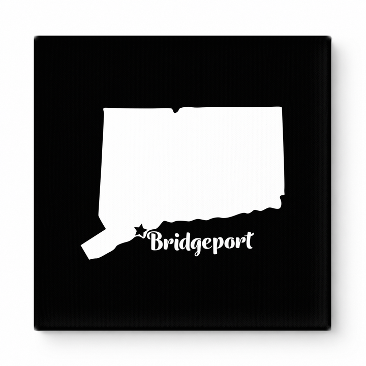 Home Sweet Bridgeport — Connecticut State Silhouette