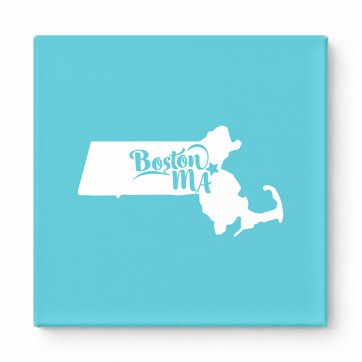 Home Sweet Boston — Massachusetts State Silhouette
