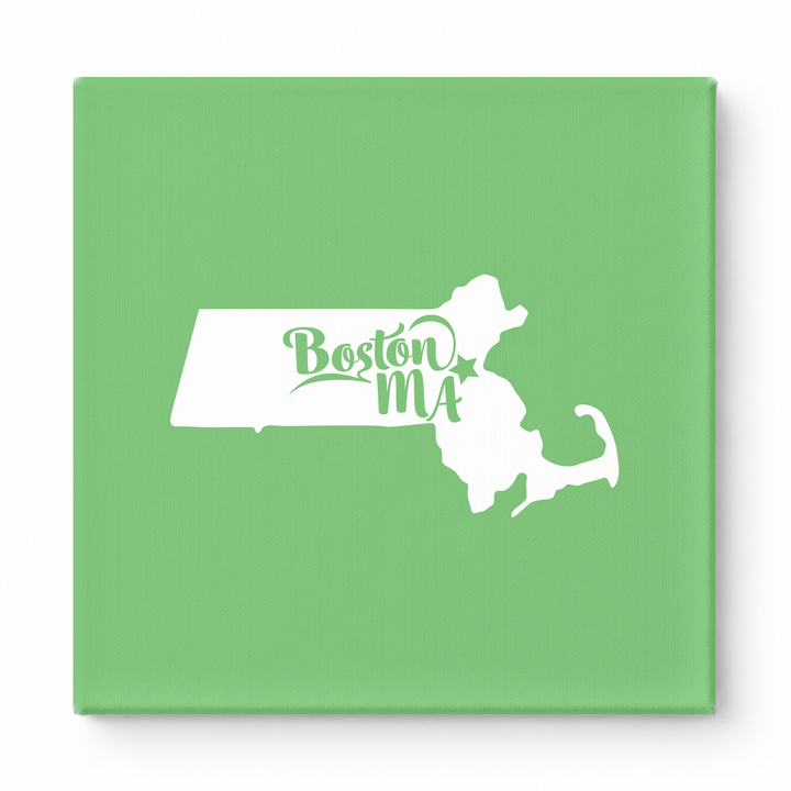 Home Sweet Boston — Massachusetts State Silhouette