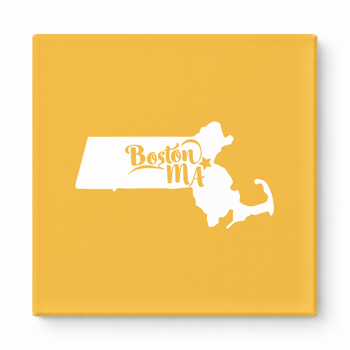 Home Sweet Boston — Massachusetts State Silhouette