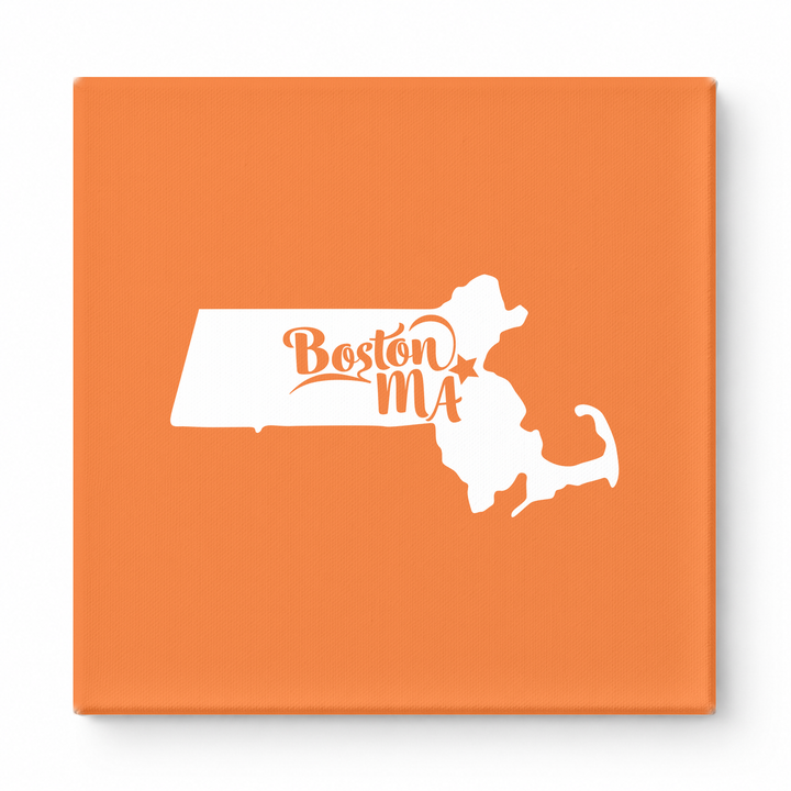 Home Sweet Boston — Massachusetts State Silhouette