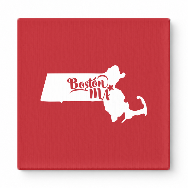 Home Sweet Boston — Massachusetts State Silhouette