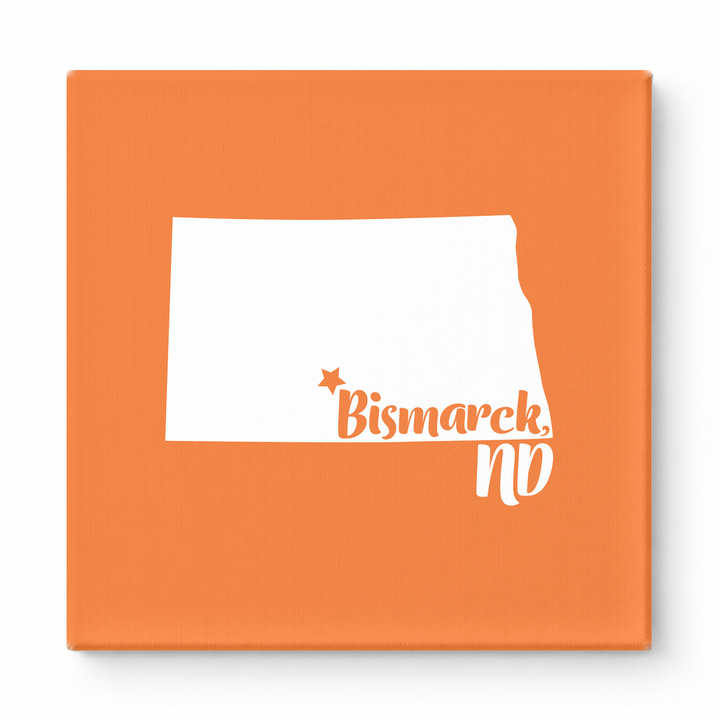 Home Sweet Bismarck — North Dakota State Silhouette