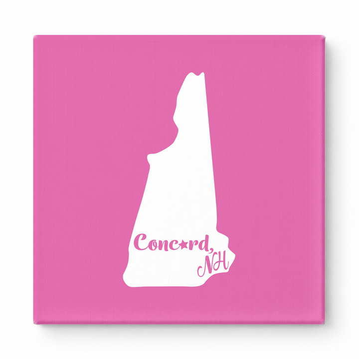 Home Sweet Concord — New Hampshire State Silhouette