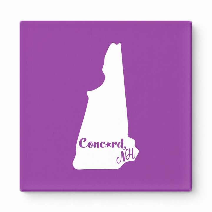Home Sweet Concord — New Hampshire State Silhouette
