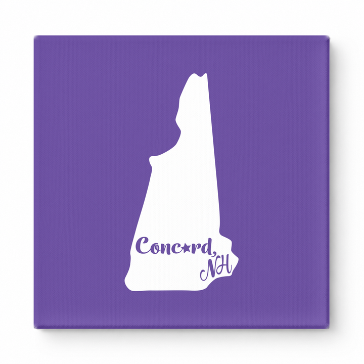 Home Sweet Concord — New Hampshire State Silhouette