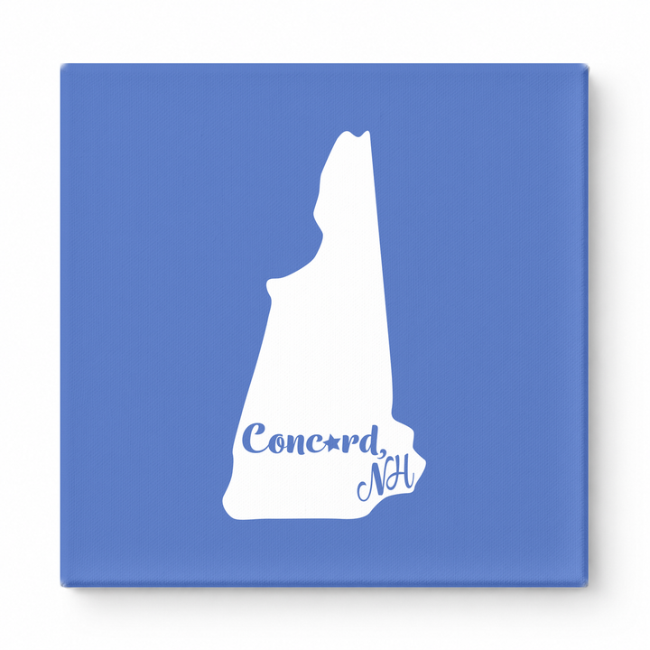 Home Sweet Concord — New Hampshire State Silhouette