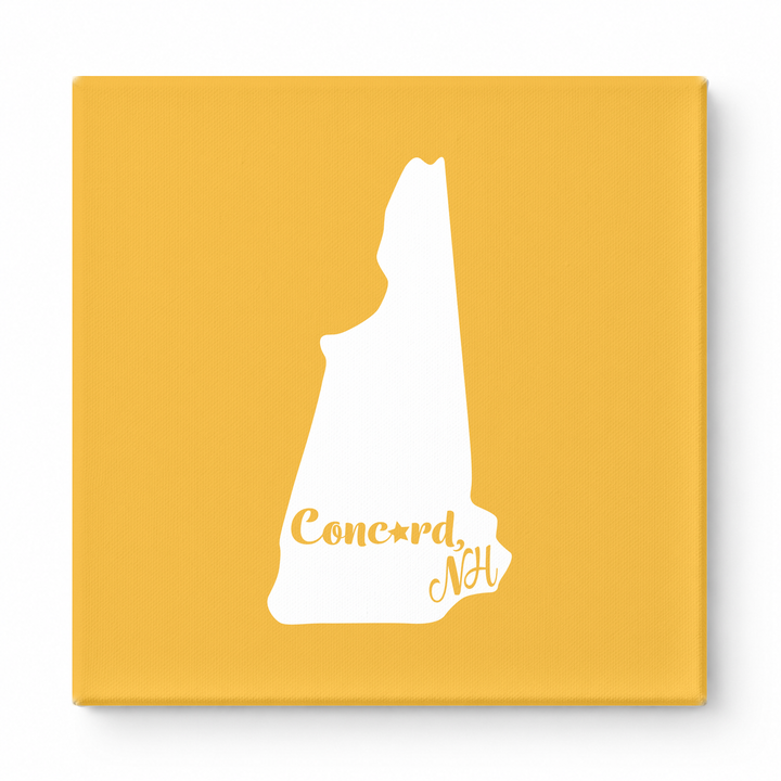 Home Sweet Concord — New Hampshire State Silhouette