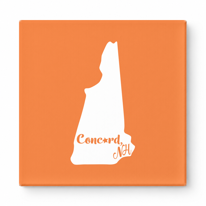 Home Sweet Concord — New Hampshire State Silhouette