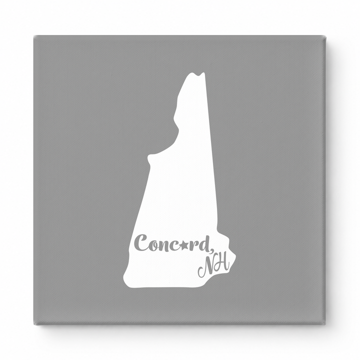 Home Sweet Concord — New Hampshire State Silhouette