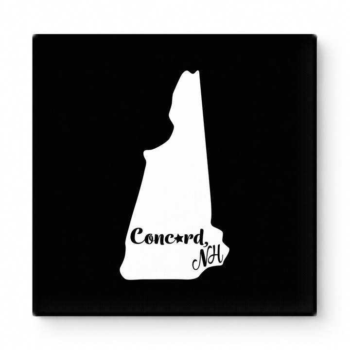 Home Sweet Concord — New Hampshire State Silhouette