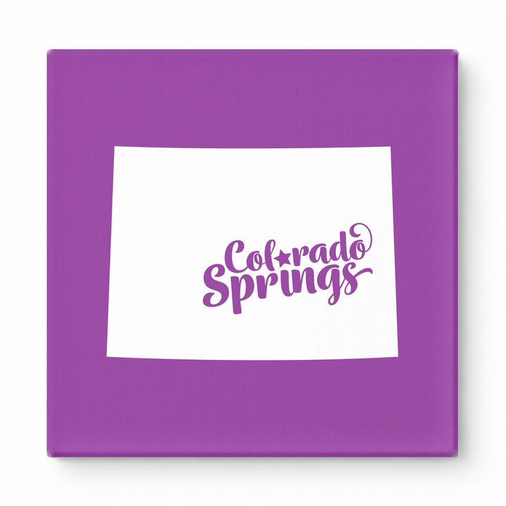Home Sweet Colorado Springs — Colorado State Silhouette