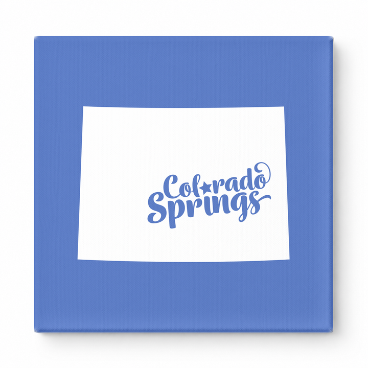Home Sweet Colorado Springs — Colorado State Silhouette