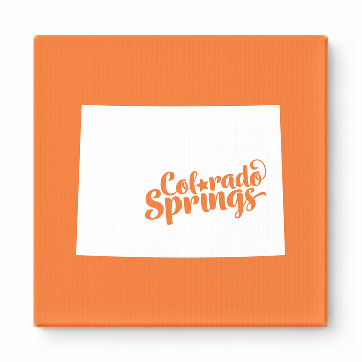 Home Sweet Colorado Springs — Colorado State Silhouette
