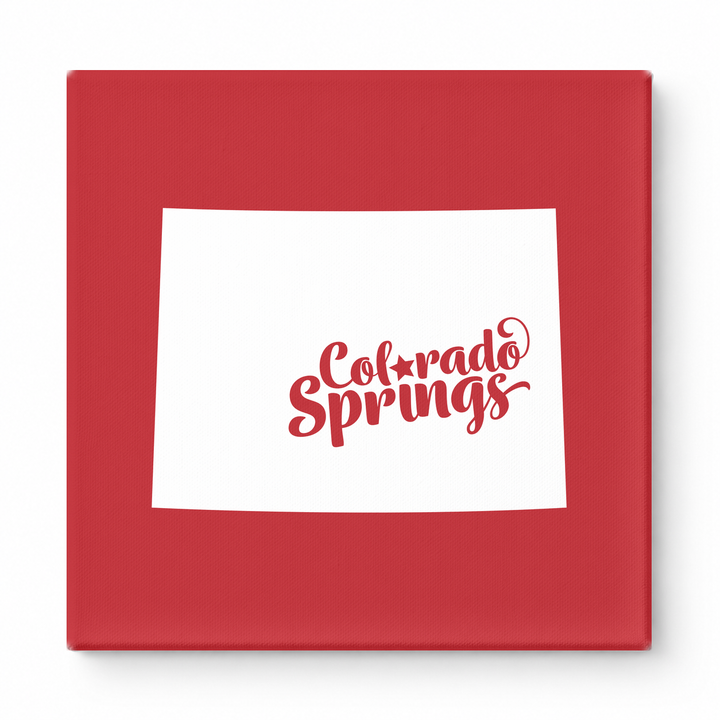 Home Sweet Colorado Springs — Colorado State Silhouette
