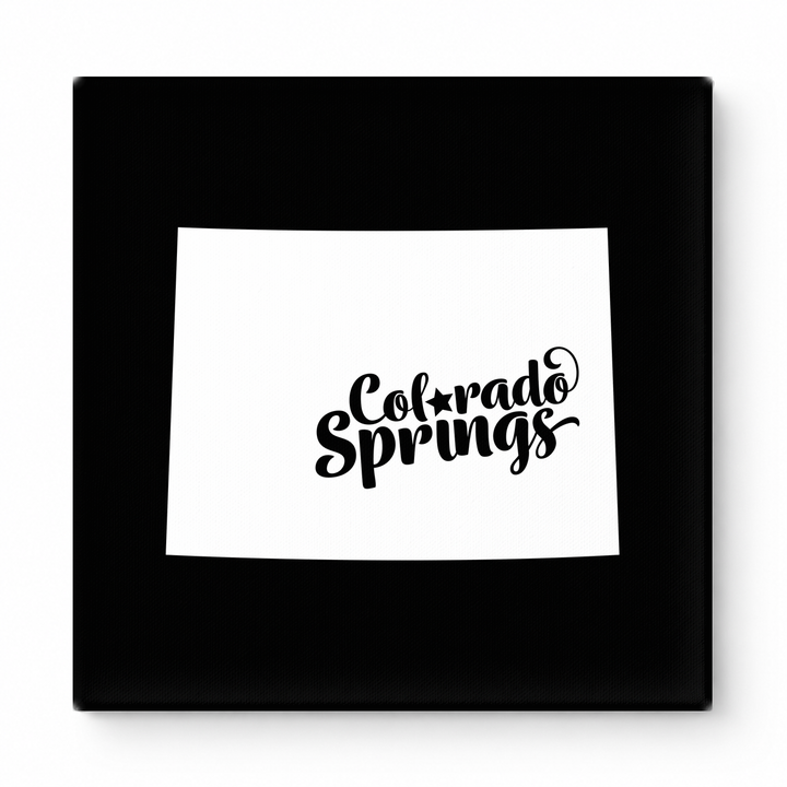 Home Sweet Colorado Springs — Colorado State Silhouette