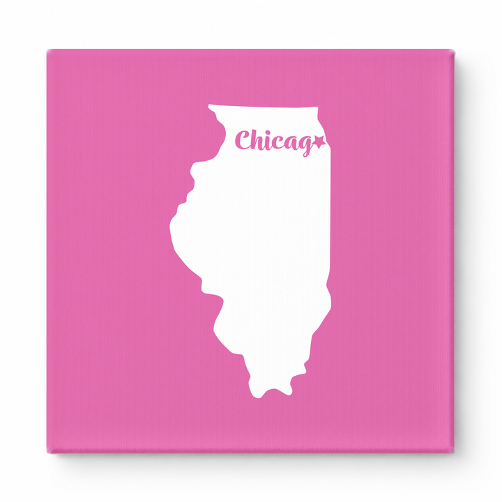 Home Sweet Chicago — Illinois State Silhouette