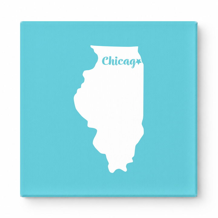 Home Sweet Chicago — Illinois State Silhouette