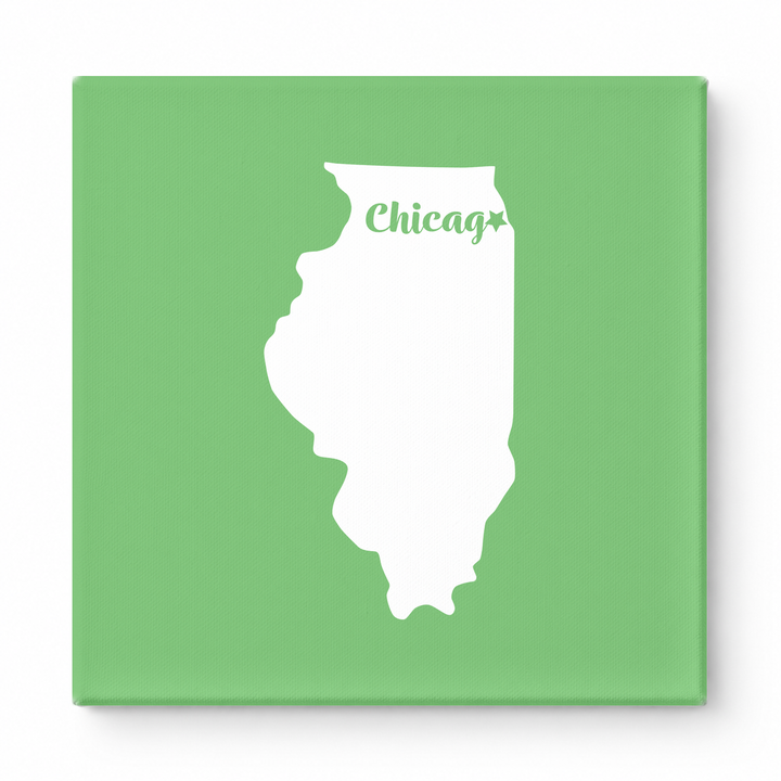 Home Sweet Chicago — Illinois State Silhouette