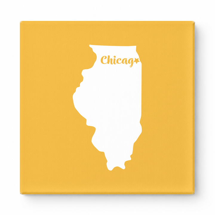 Home Sweet Chicago — Illinois State Silhouette