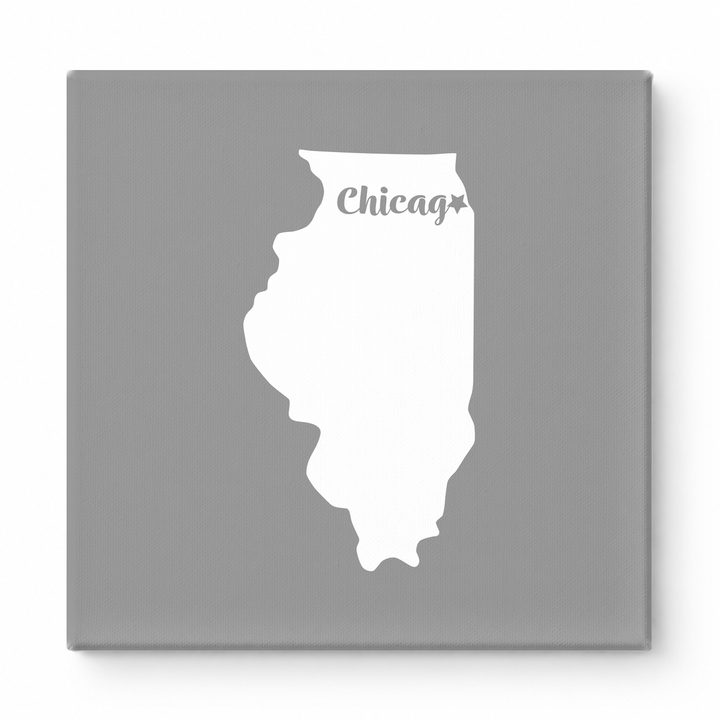 Home Sweet Chicago — Illinois State Silhouette