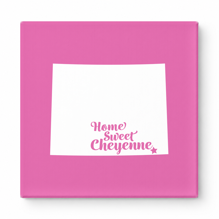 Home Sweet Cheyenne — Wyoming State Silhouette