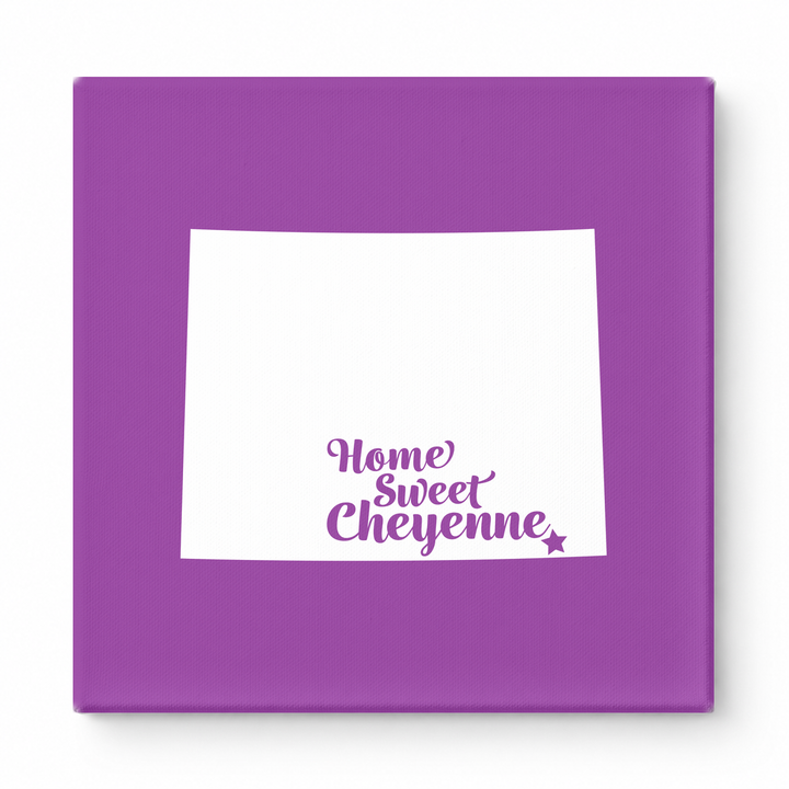 Home Sweet Cheyenne — Wyoming State Silhouette