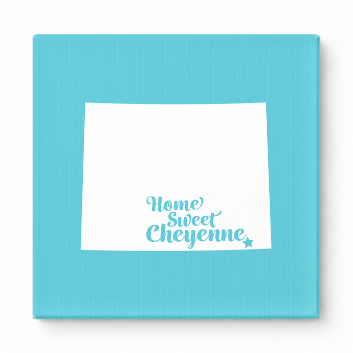 Home Sweet Cheyenne — Wyoming State Silhouette