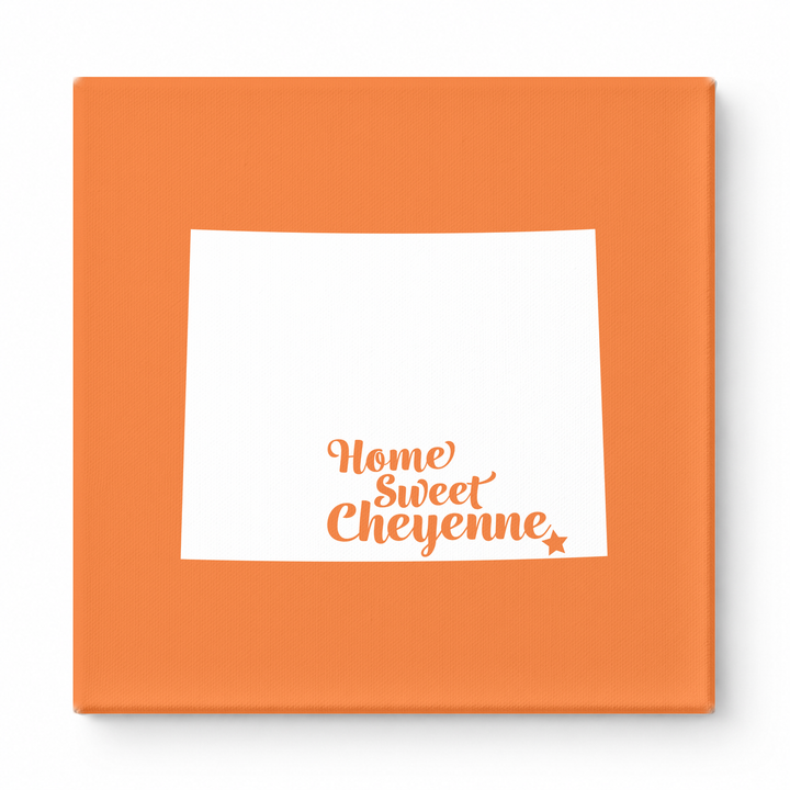 Home Sweet Cheyenne — Wyoming State Silhouette